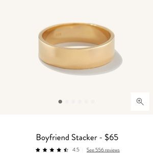 Mejuri Boyfriend Stacker - Size 6